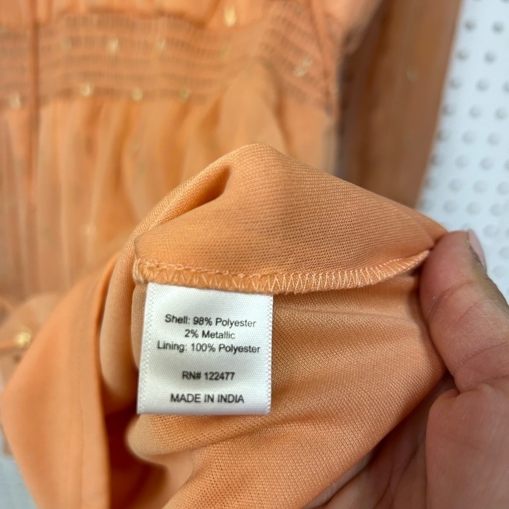 NRS Orange Ruffle Mini Dress - Picture 6 of 6